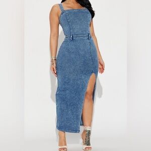 Denim Maxi Dress